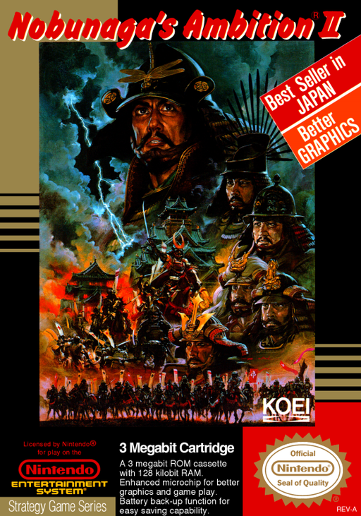 Nobunaga's Ambition II (USA) box art